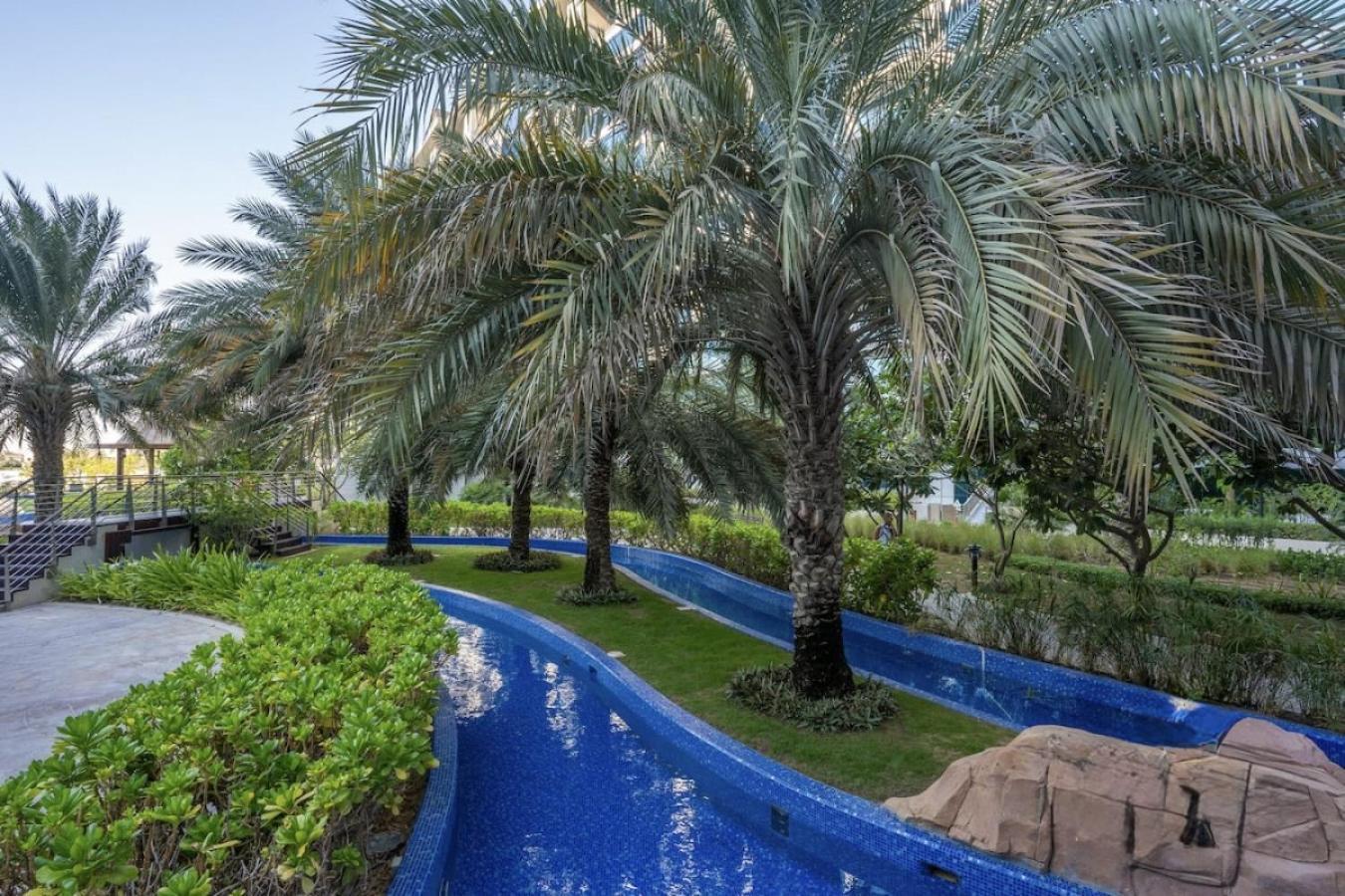 Luxury Island Escape Private Lazy River Ula Vibes Palm Jumeirah Dubai